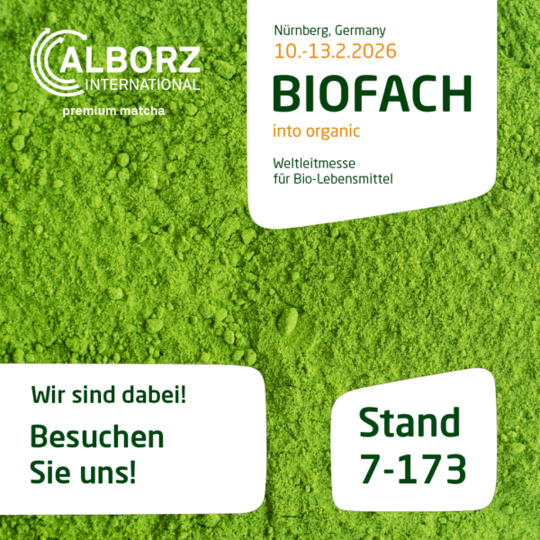 Alborz International auf der BIOFACH 2026 | Bio-Gewürze & Bio-Trockenfrüchte | Stand 7-173